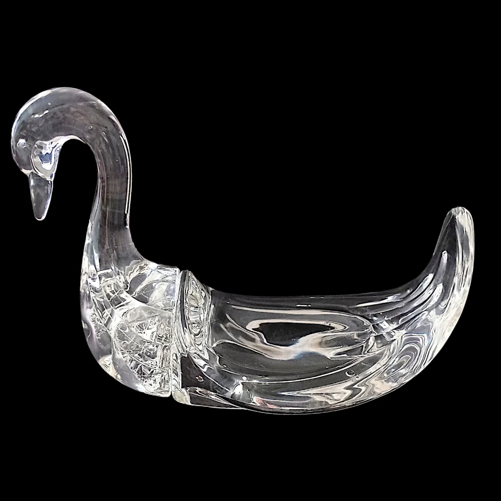 Vintage lucite swan